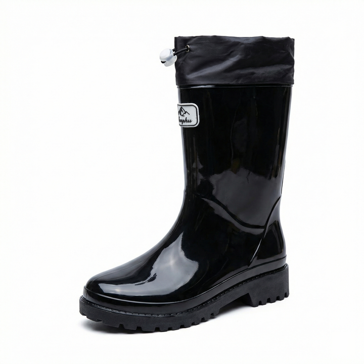 Women High Quality and Stylish Rubber Boots with Adjustable Lacing System Mune Fashion