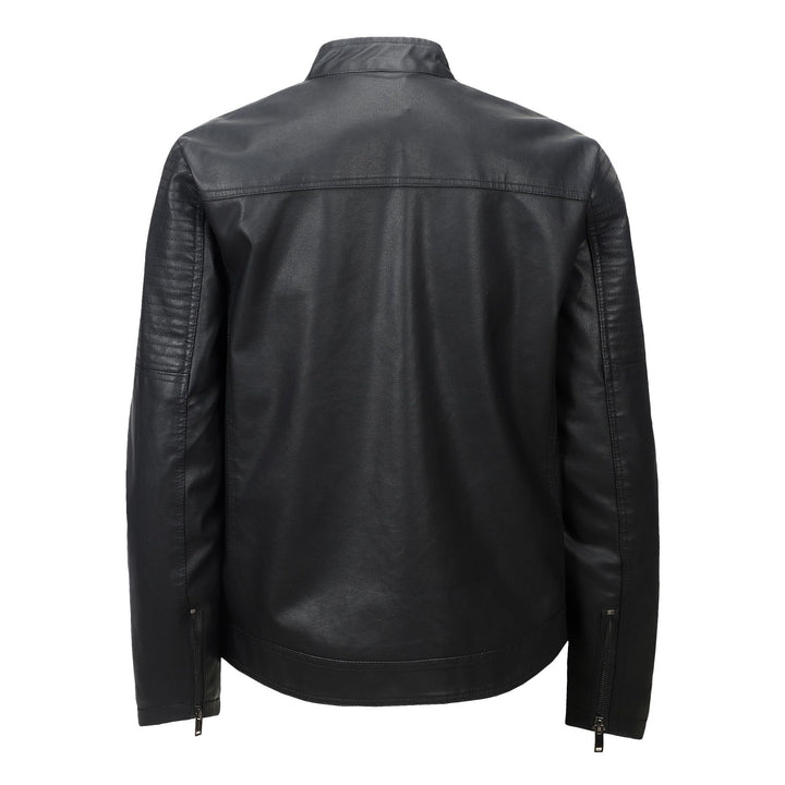 Men's fashionable and high-quality leather jacket Mune Fashion