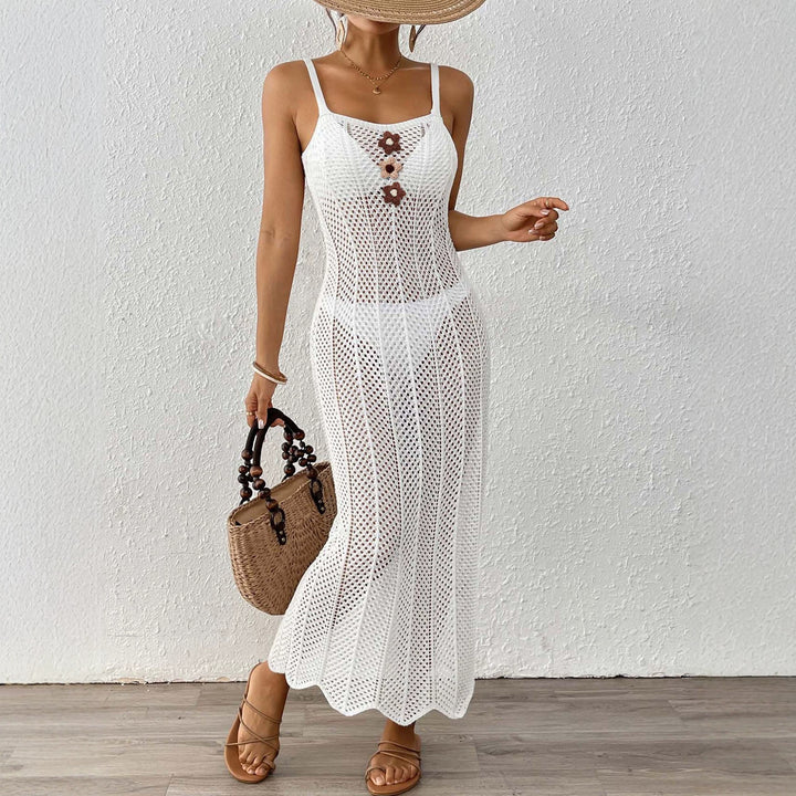 Women's transparent beach sarong with elegant design Mune Fashion