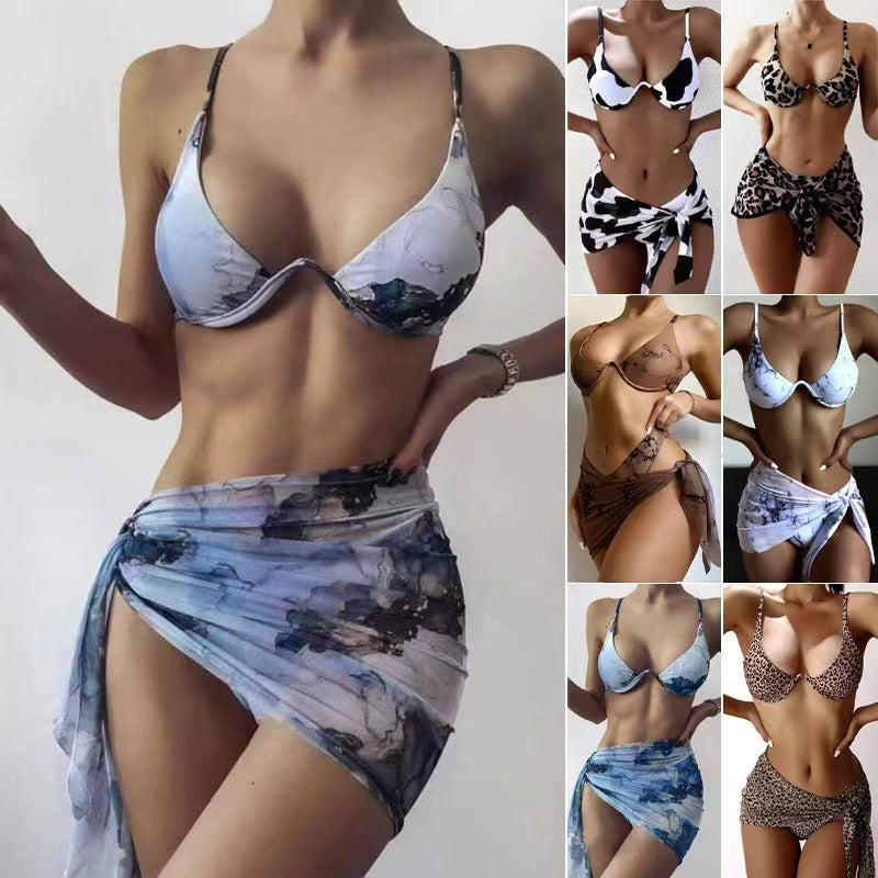 Women's triangle bikini set with elegant wrap and quality material Mune Fashion