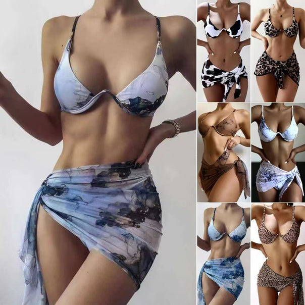 Women's triangle bikini set with elegant wrap and quality material Mune Fashion