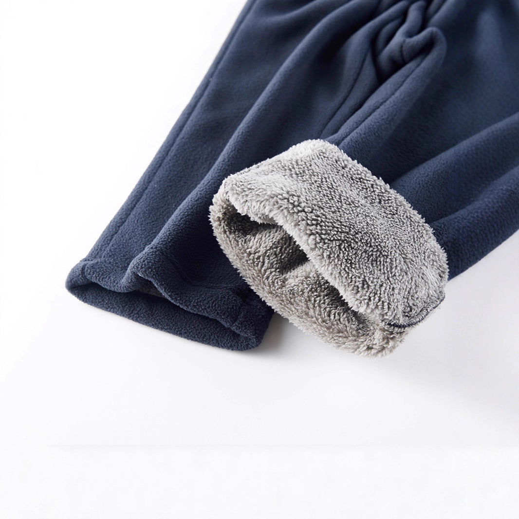 Men's thermal fleece pants with high-pile Sherpa lining and zippered pockets Mune Fashion