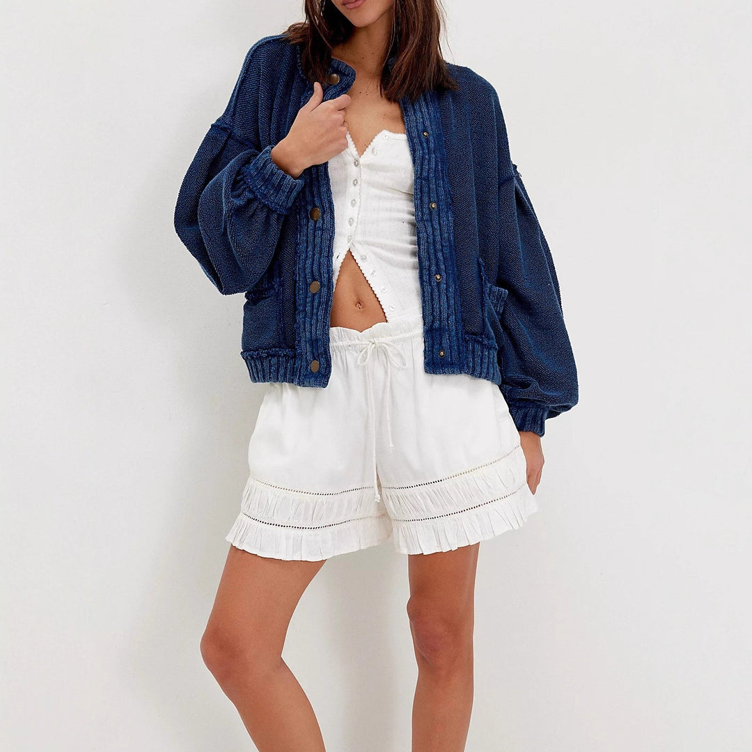 Women's Fashion Cardigan with Button Details