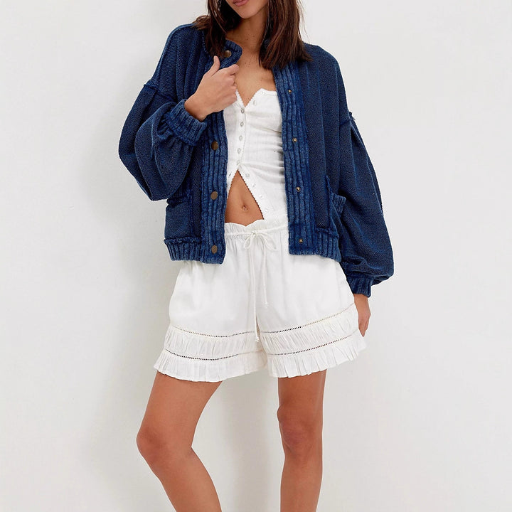 Women's Fashion Cardigan with Button Details