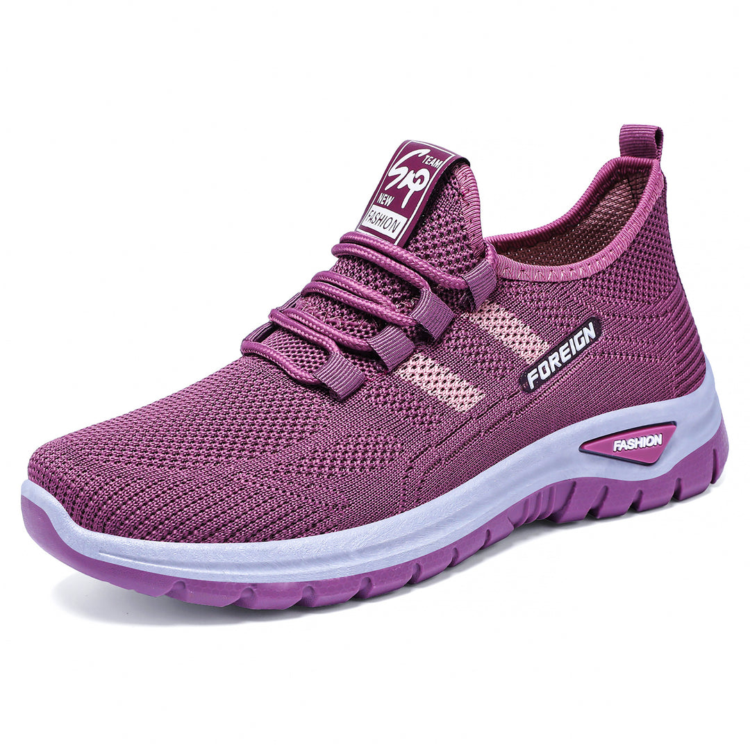 Men's breathable lightweight sports shoes with knitted upper material and cushioned sole Mune Fashion