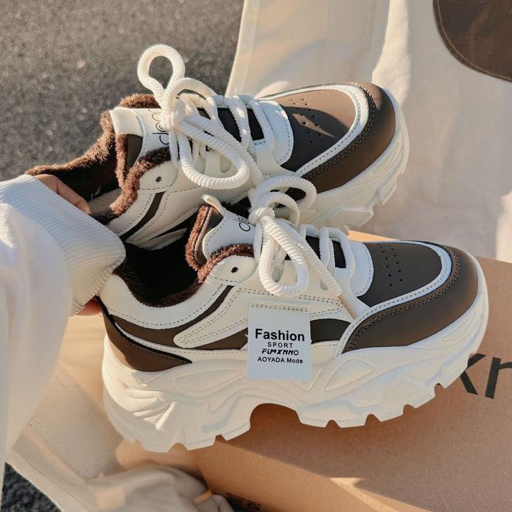 Women’s Sporty Chunky Sneakers with Soft Lining and High Comfort Mune Fashion