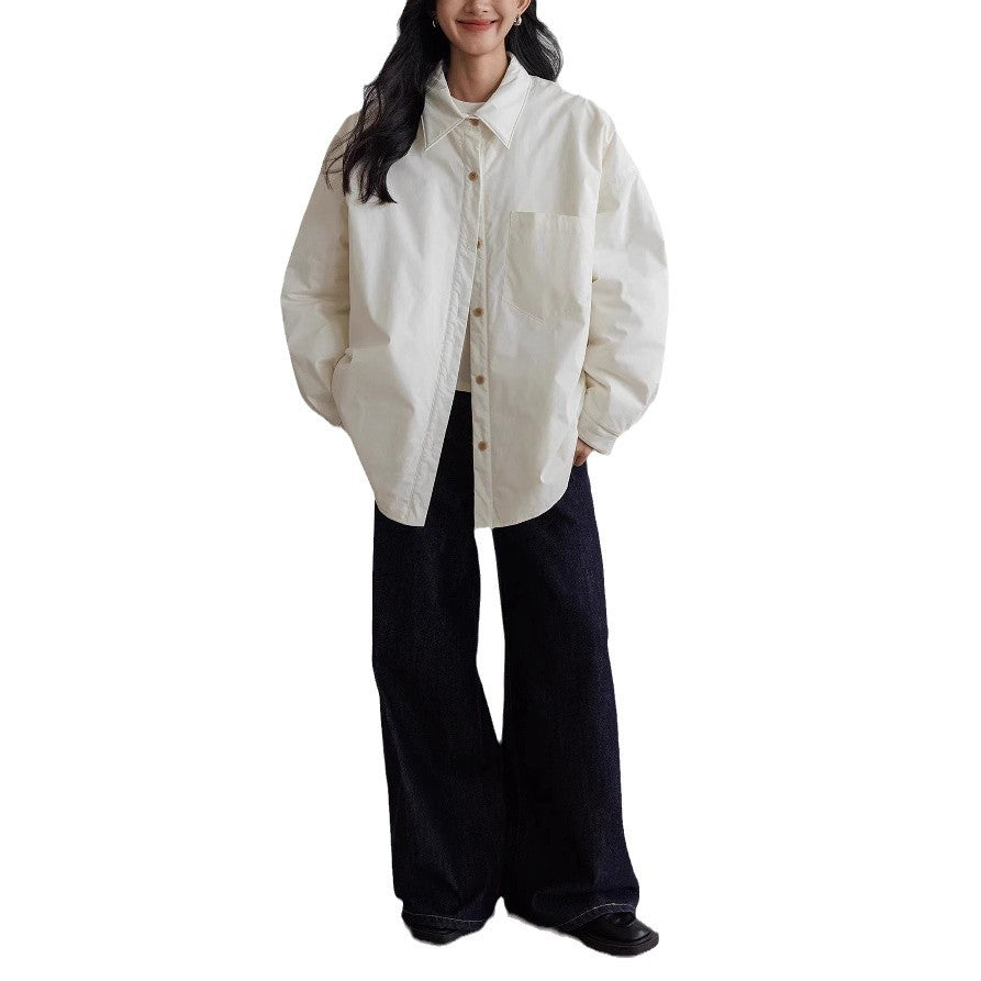 Women's Oversized Blouse with Button Detail Mune Fashion