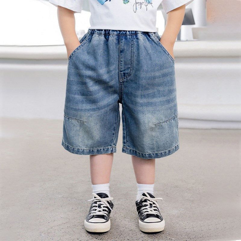 Unisex casual denim shorts with high side pockets Mune Fashion
