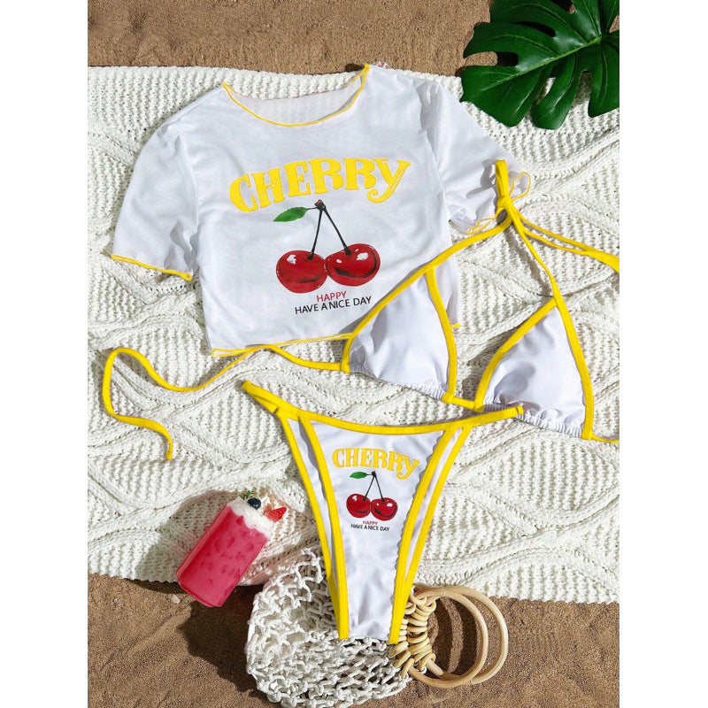 Women's Sexy Two-Piece Bikini Set with Sporty Top Mune Fashion