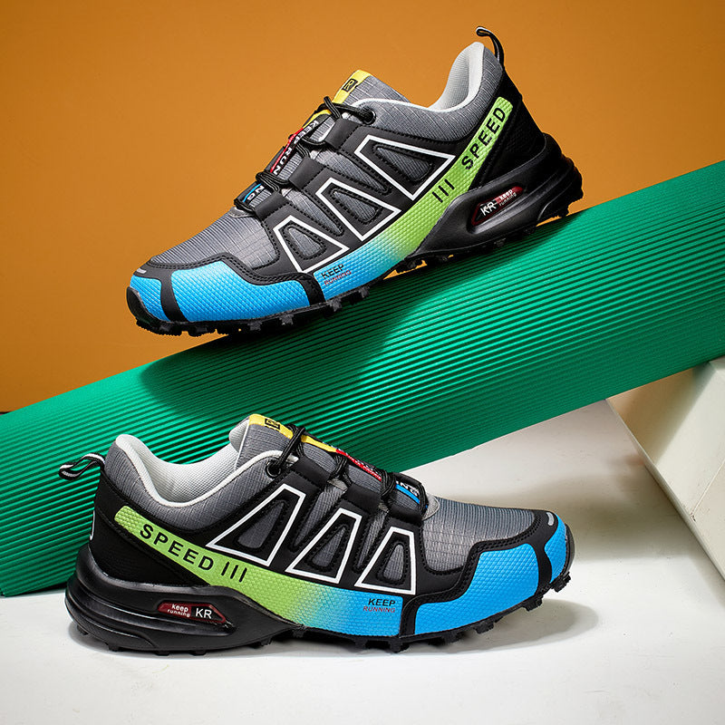 Men's nan robust Trail running shoe with shock-absorbing EVA midsole and grippy profile outsole Mune Fashion