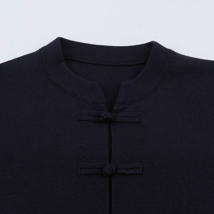 Women's short jacket with frog closures and patch pockets Mune Fashion