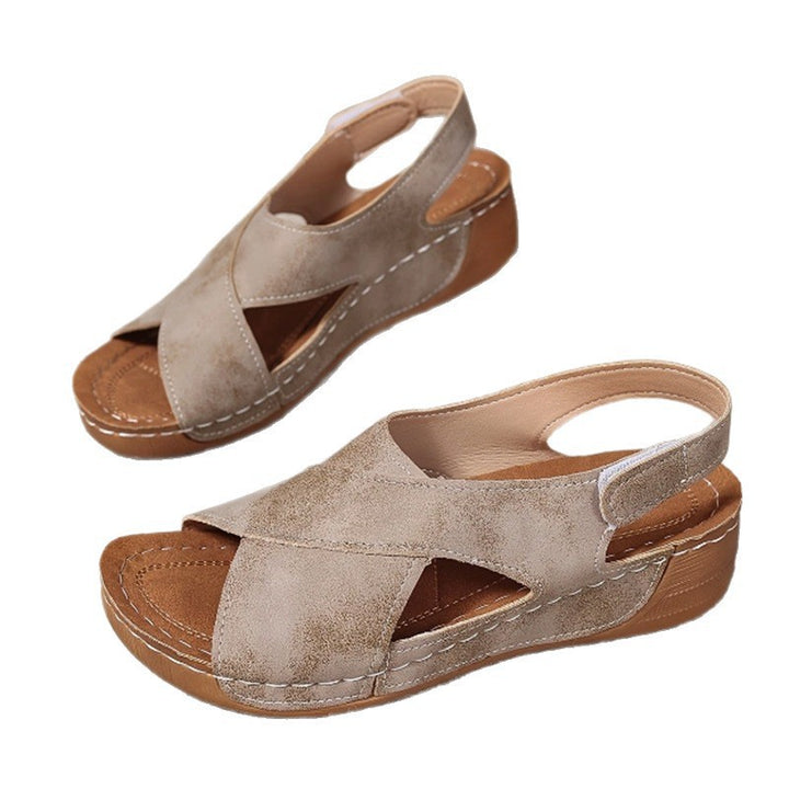 Women Comfortable Orthopedic Sandals with Adjustable Heel Strap Mune Fashion
