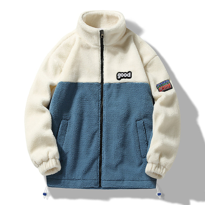 Men's Cozy Fleece Jacket with Hood Mune Fashion