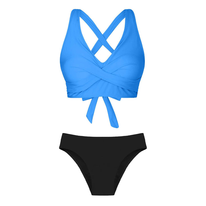 Women's Two-Piece Swimsuit with Floral Design Mune Fashion