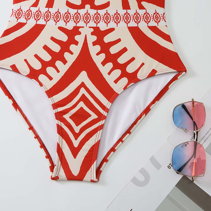 Women's One-Piece Swimsuit with Wide Palazzo Pants Mune Fashion