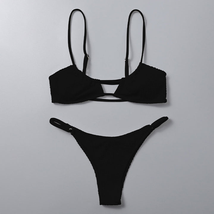 Women's Triangle Bikini with sophisticated mesh design Mune Fashion