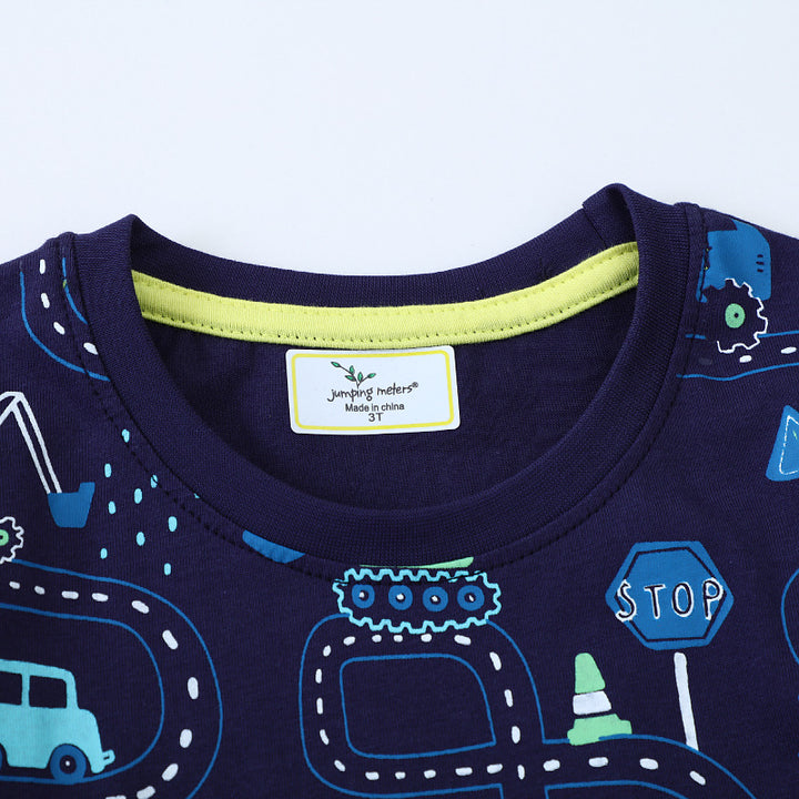 Boys T-shirt with exciting construction site design Mune Fashion