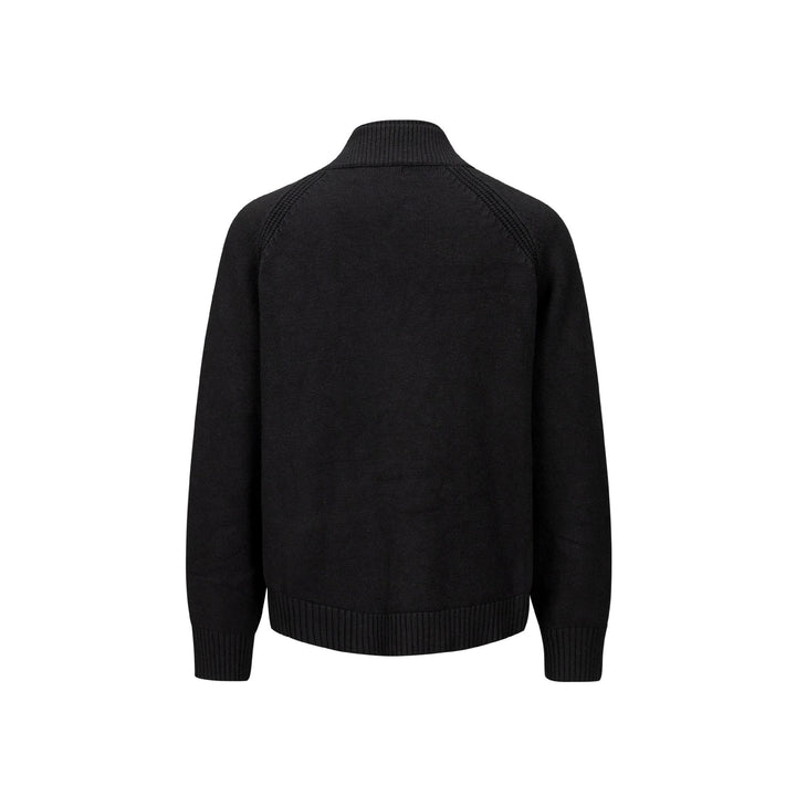 Men's chunky knit cardigan with shawl collar and ribbed cuffs Mune Fashion