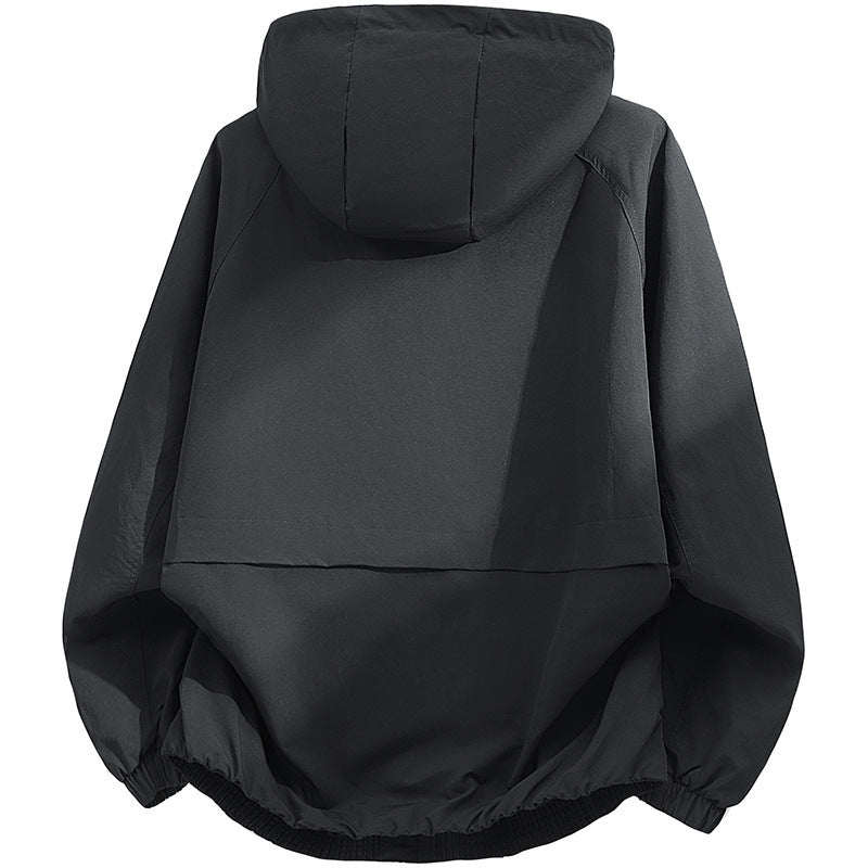 Men's technical hooded softshell jacket with adjustable hood and utility pockets Mune Fashion