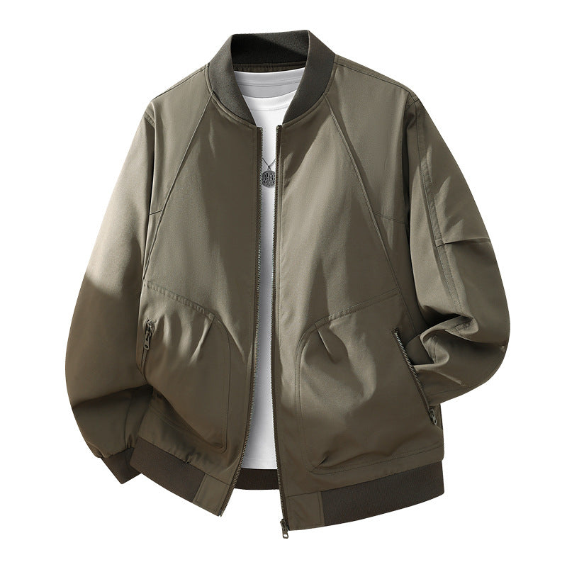 Men's Fashionable Bomber Jacket with Inner Lining Mune Fashion