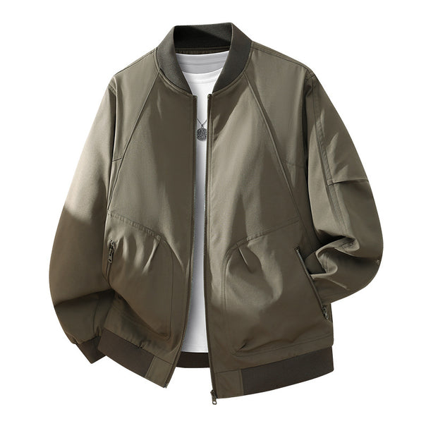 Men's Fashionable Bomber Jacket with Inner Lining Mune Fashion