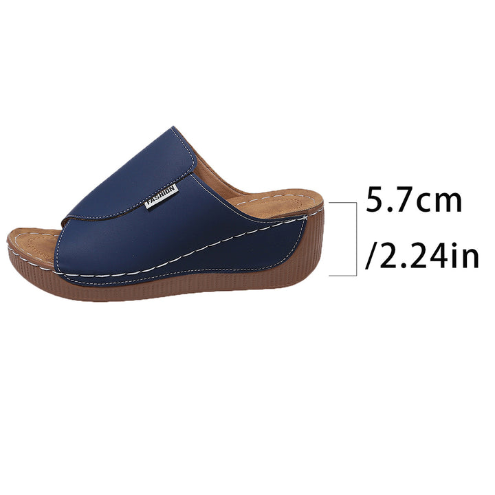 Women's o Slip-On Wedge Mules with ergonomic memory footbed and lightly profiled outsole Mune Fashion