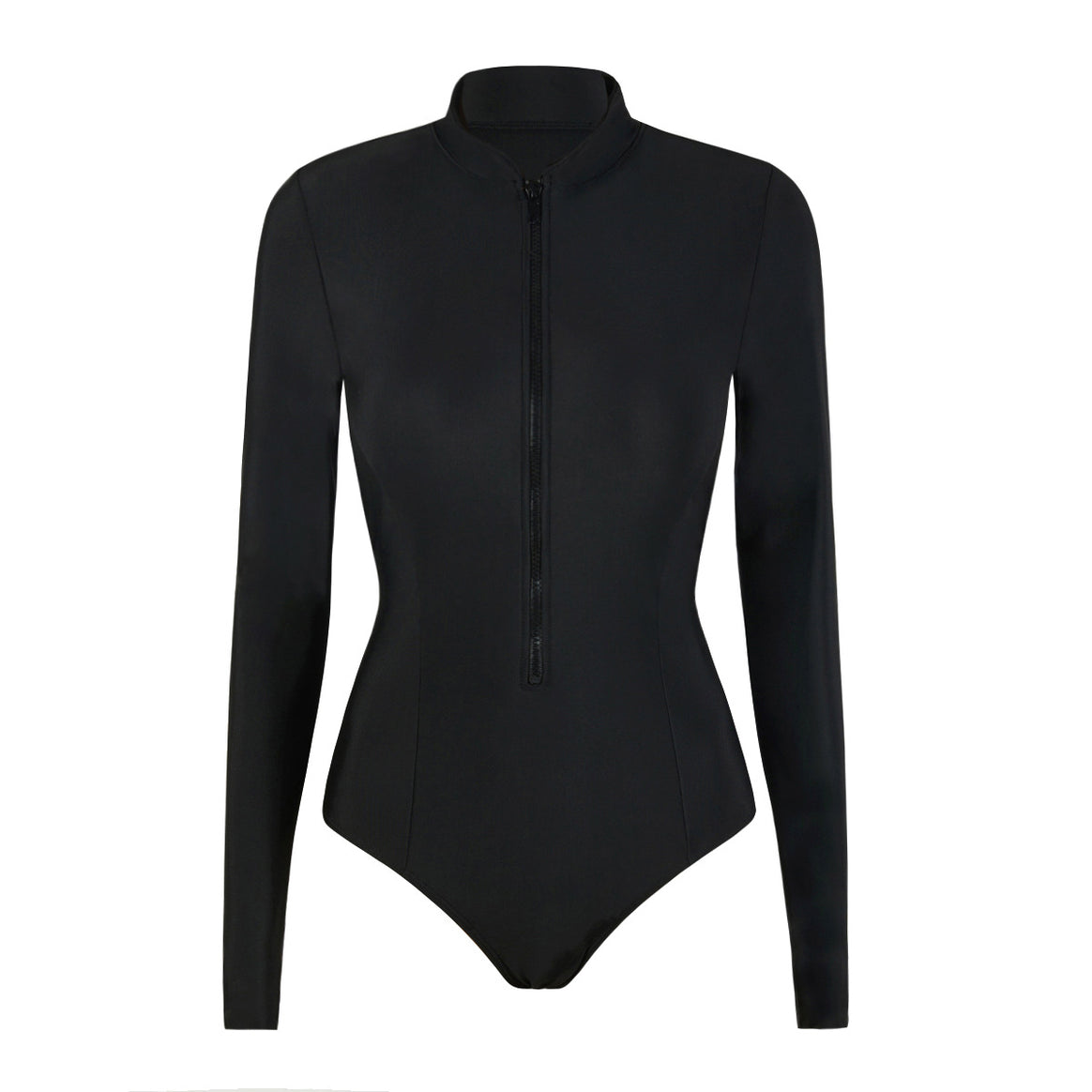 Women's Surf Suit with Long Sleeve and High Collar Mune Fashion
