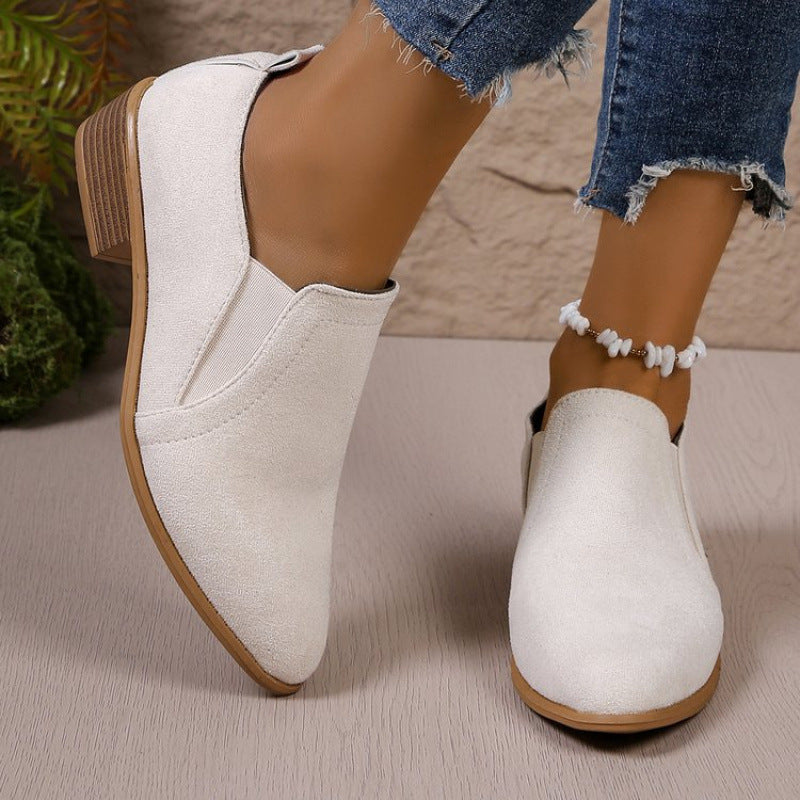 Women Comfortable Suede Slippers Mune Fashion