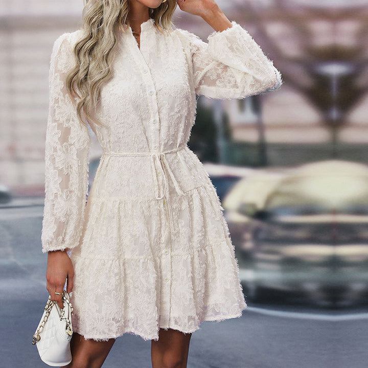 Women’s Blouse Dress with Ruffles Mune Fashion