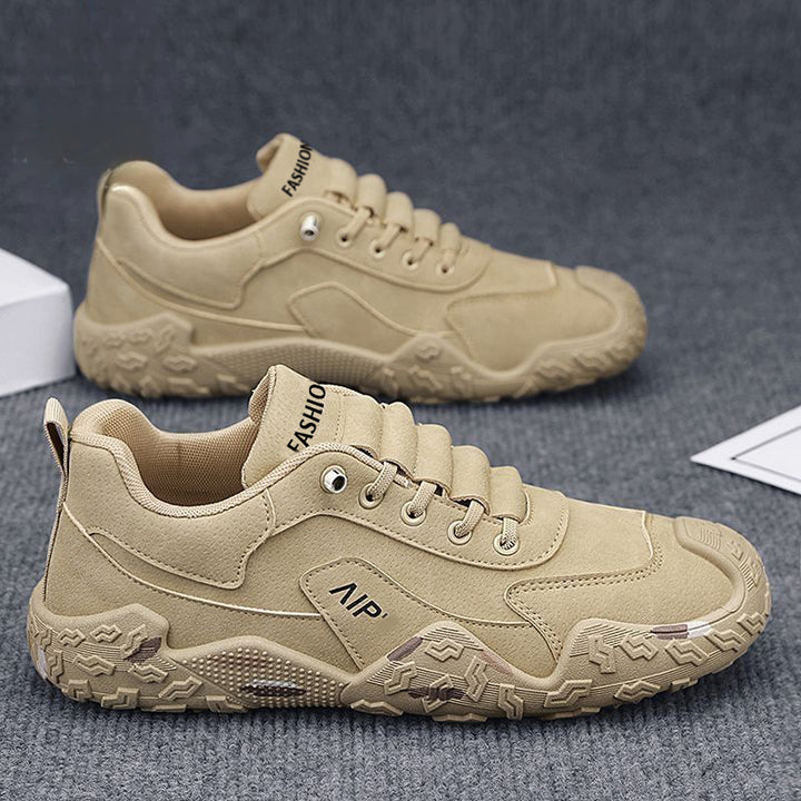 Men's Urban Chunky Sneaker with Suede Look, textured Grip Profile and ergonomic Platform Sole Mune Fashion
