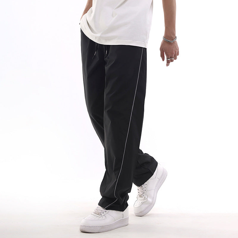 Men's sporty leisure pants with adjustable waistband and side pockets Mune Fashion