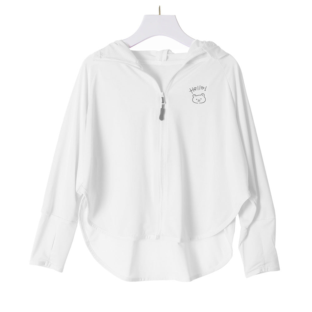 Children's UV protection jacket with hood and lightweight breathable properties Mune Fashion