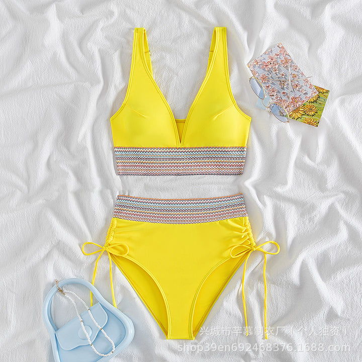 Women's High-Cut Sport Bikini Mune Fashion