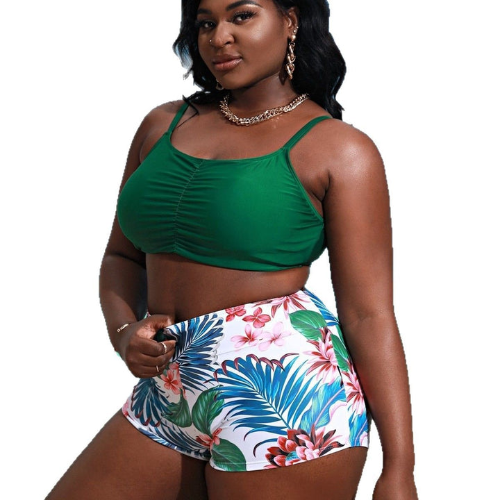 Women's bikini set with floral design and elastic waistband Mune Fashion