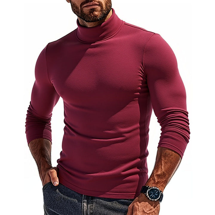 Men's Turtleneck Sweater In Modern Design Mune