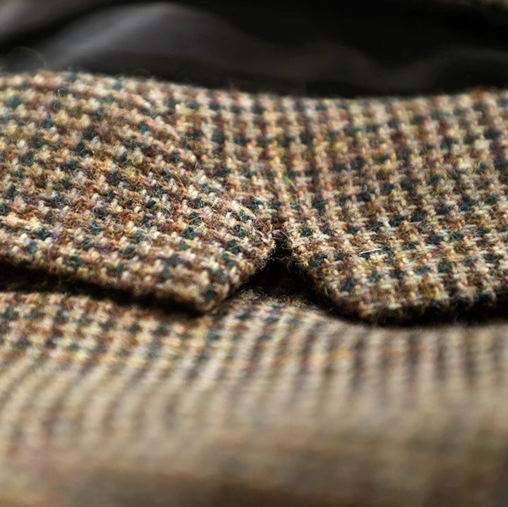 Women Elegant Checked Blazer Mune Fashion