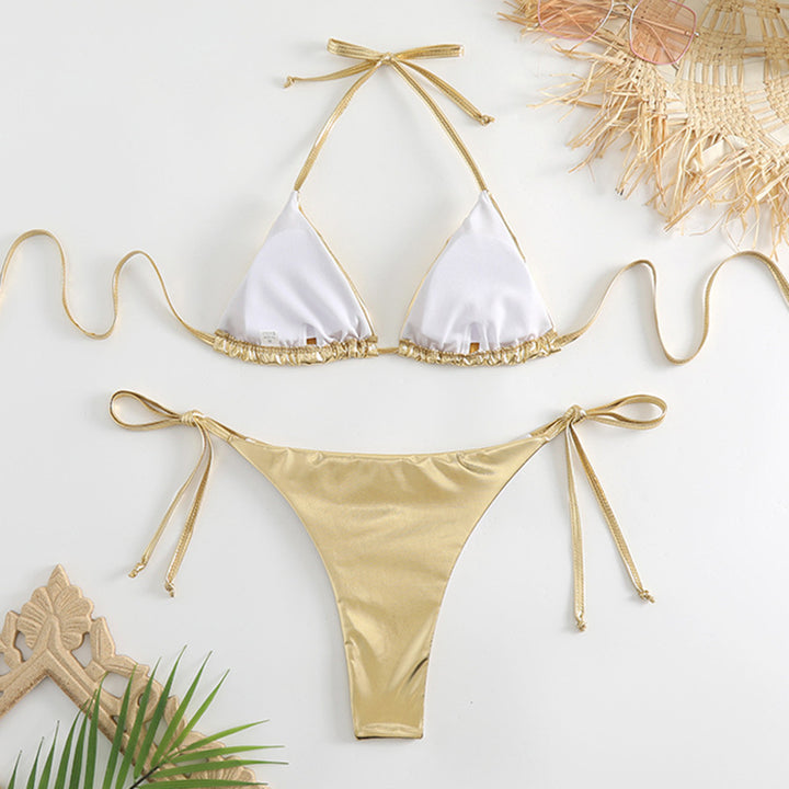 Ladies Triangle Bikini Set Mune Fashion