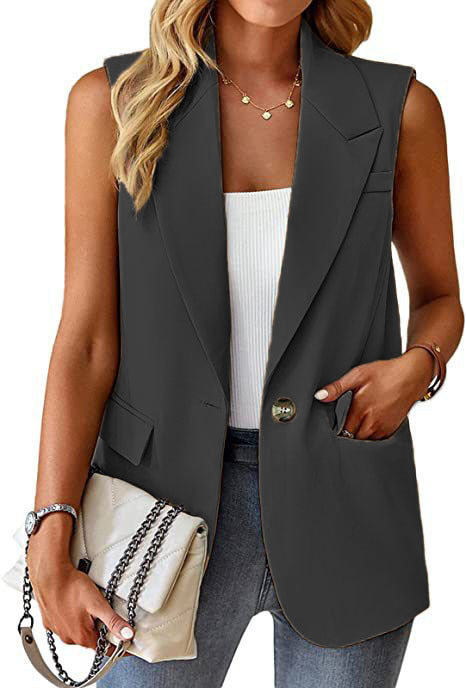 Ladies Stylish Blazer Vest Mune Fashion