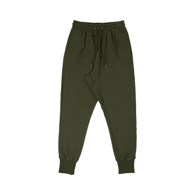 Unisex nan Jogging pants with a drop crotch, elastic drawstring waistband, and ribbed cuffs Mune Fashion
