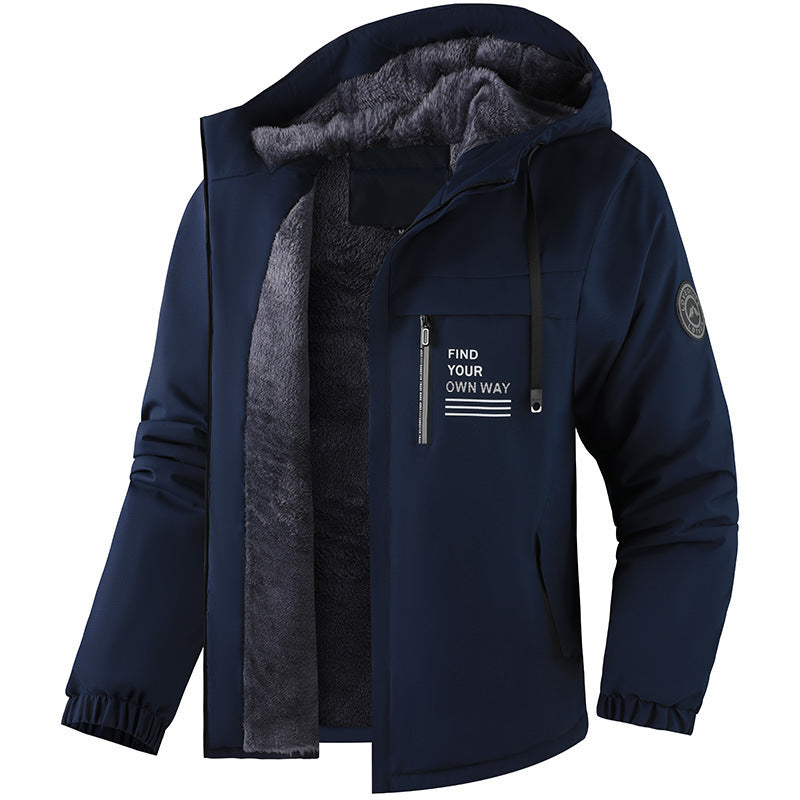 Men's Waterproof Transitional Jacket with Fleece Lining Mune Fashion