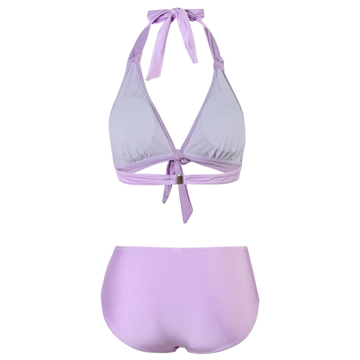 Women High-cut Bikini with adjustable halter and elegant knot Mune Fashion