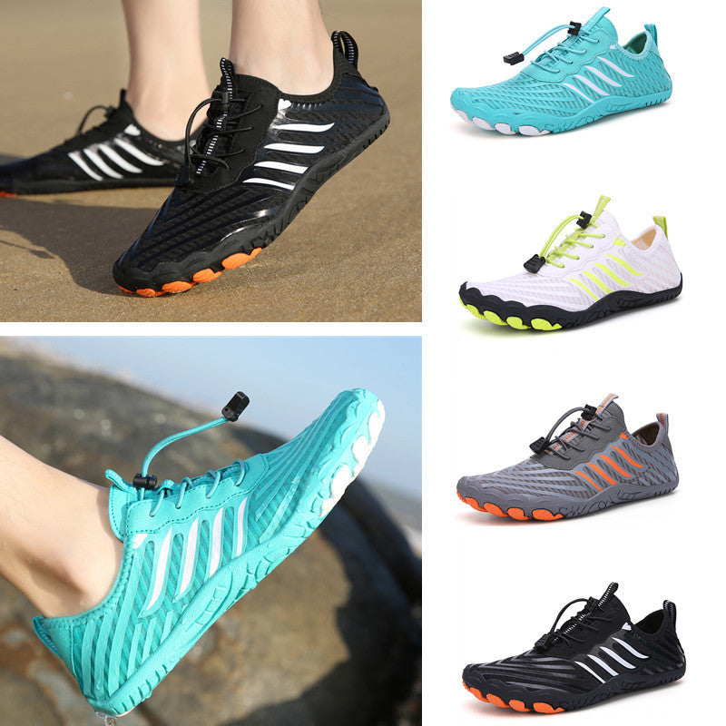 Women's multifunctional water shoe with flexible toe area and quick-release fastening Mune Fashion