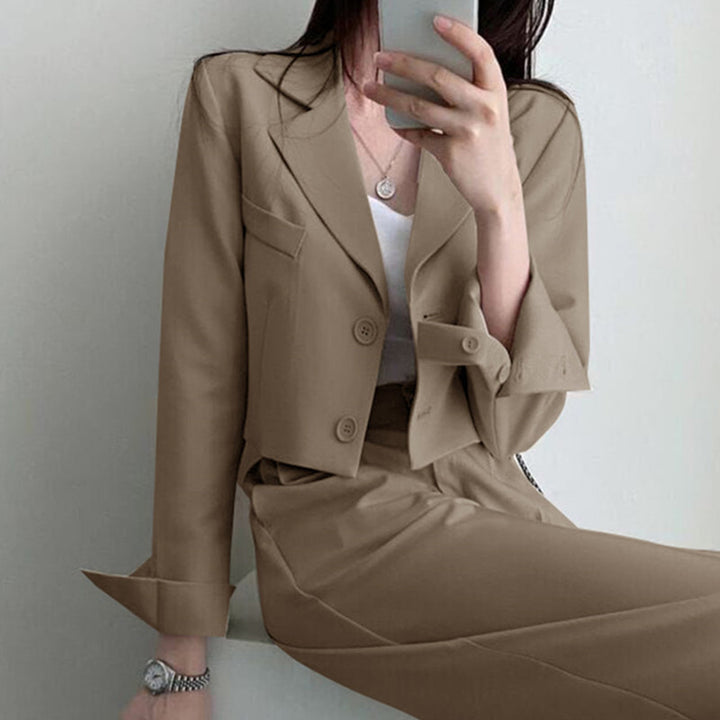 Women's Wide Cut High-Waisted Pants Mune Fashion