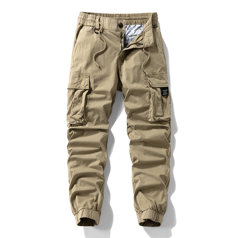 Herren Cargo-Jogger im technischen Utility-Design mit elastischem Tunnelzugbund und Mehrfachtaschen Mune Fashion