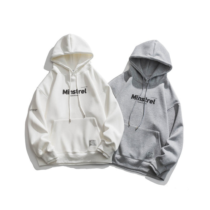 Unisex Oversize Hoodie with minimal logo print, fleece inner lining and kangaroo pocket Mune Fashion