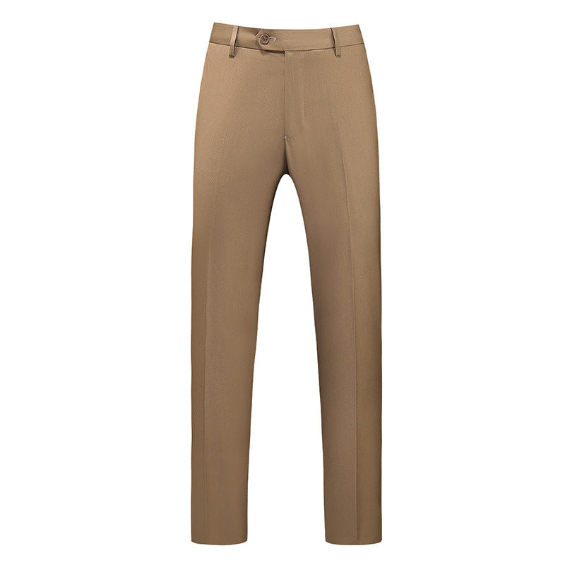 Men's slim premium pleated trousers with stretch waistband and wrinkle-resistant fabric Mune Fashion