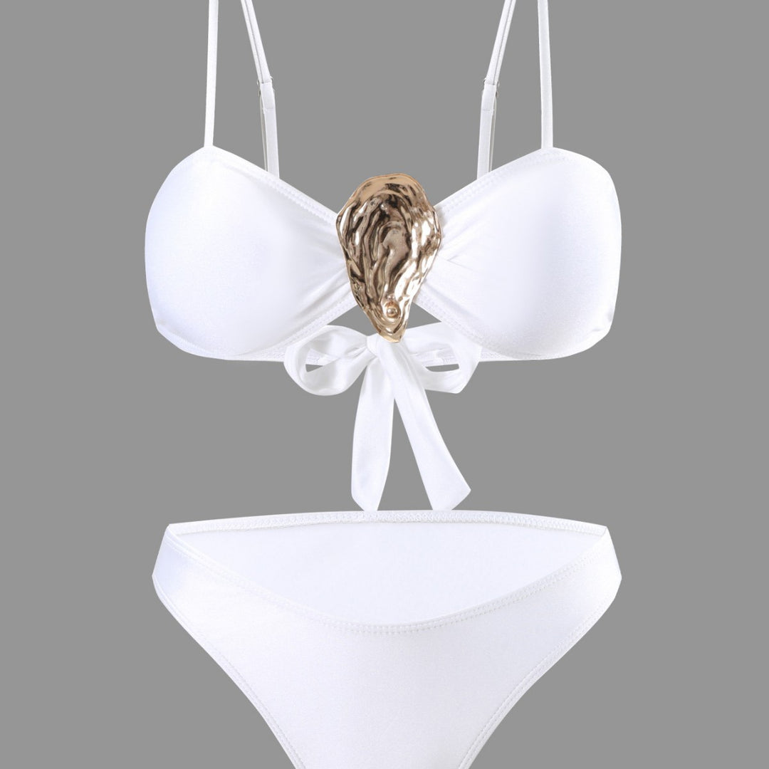 Ladies Bikini Set with elegant wrap skirt Mune Fashion