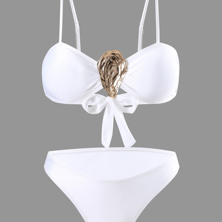 Ladies Bikini Set with elegant wrap skirt Mune Fashion