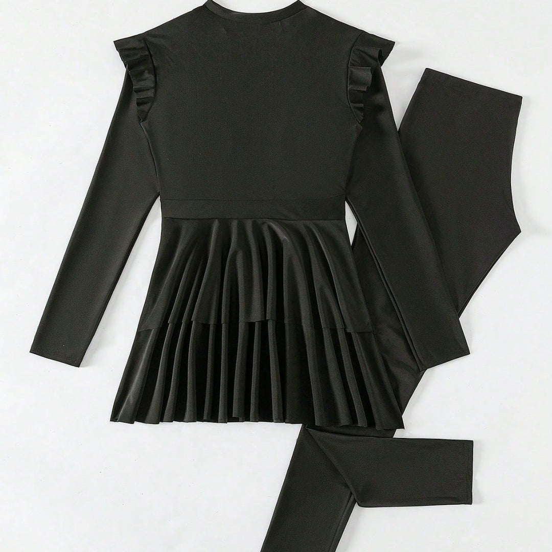 Women's fashionable swimsuit with ruffle details Mune Fashion