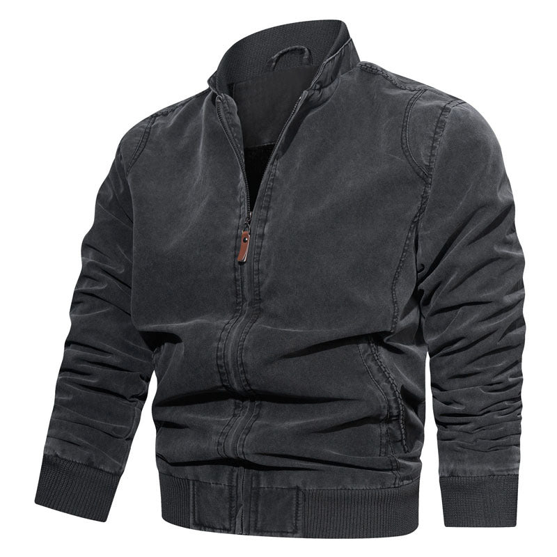 Men's Casual Biker Jacket made of durable material Mune Fashion